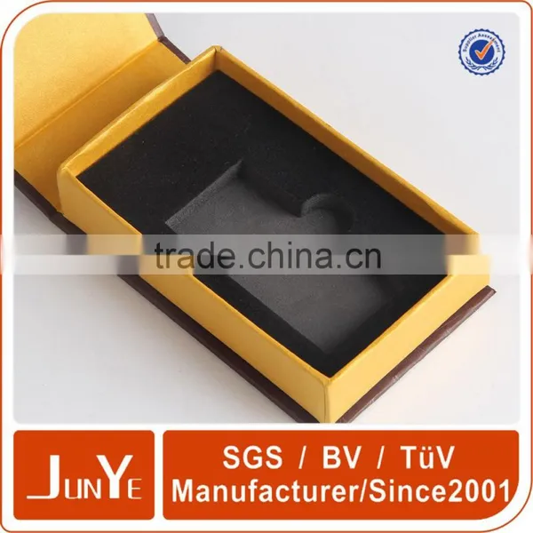 Small Cardboard Custom Printed Black Paper USB Box photo-6