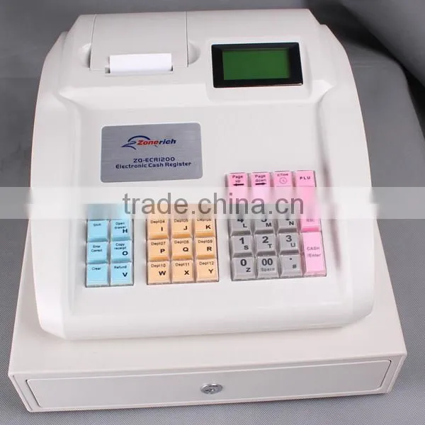 New Product for Restaurant Functions Electronic Cash Register From ZONERICH ZQ-ECR1200 photo-2