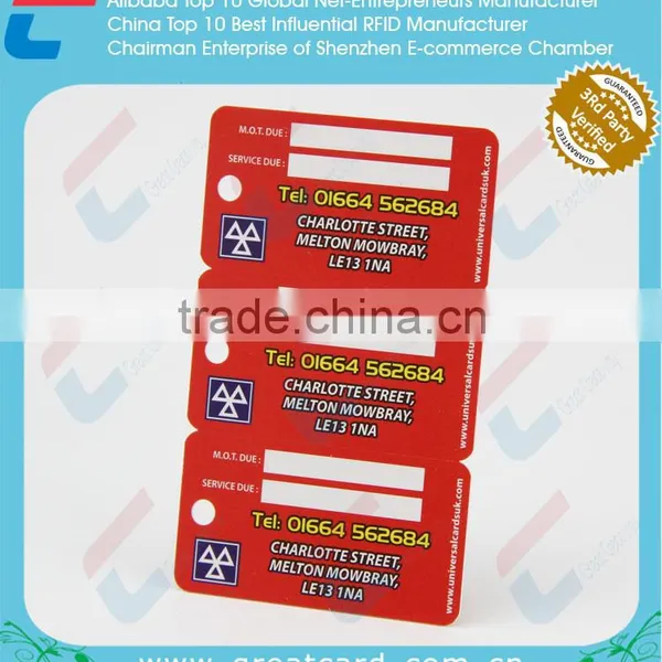 Promotional Custom Plastic Numbered Key Tags photo-4
