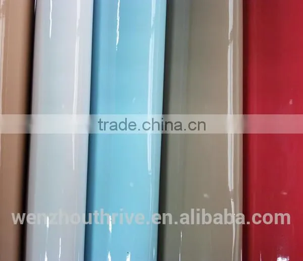 Coated Patent PU Synthetic Leather for Women Shoes