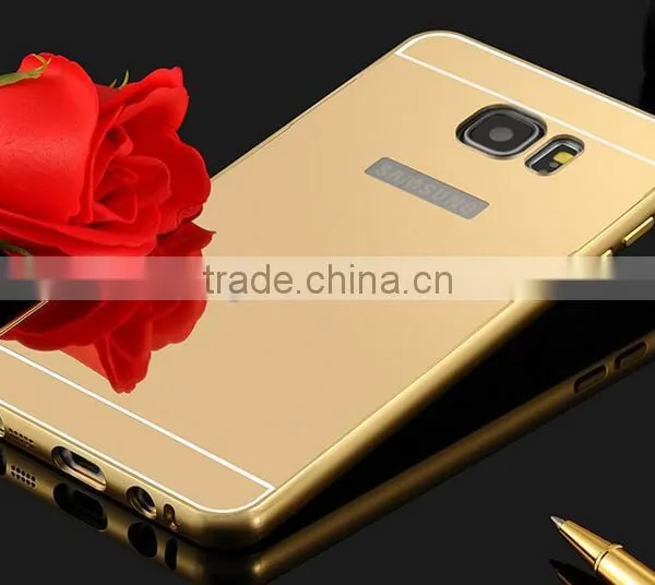 For IPhone 6/6s Gold Plating Aluminum Case With Metal Bumper photo-4