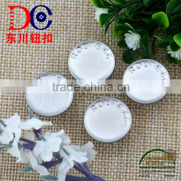 Factory Selling Custom Logo Silver Button Cover Metal Jeans Button photo-5