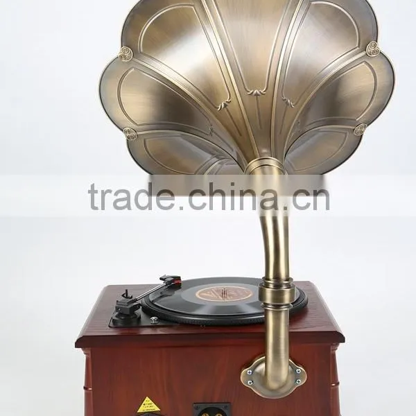 Modern style gramophone player used in CD player