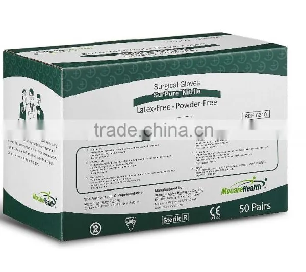 Anti-allergic Nitrile Surgical Gloves Sterile photo-2