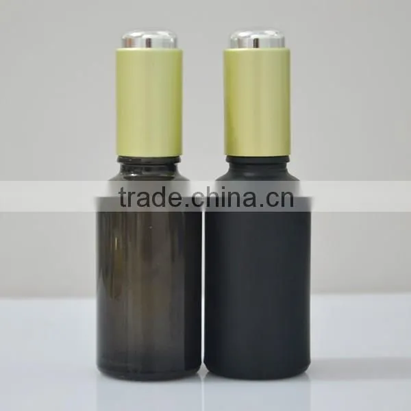 Matte Black Dropper Pipette/matte Black Dripper Bottle/matte Black Cosmetic Bottle Glass photo-4