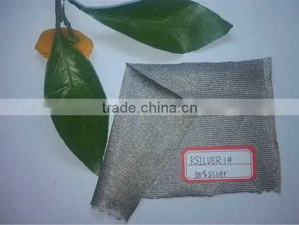 100% Silver Fiber Emi rf Shield Conductive Fabric Quality Choice photo-5