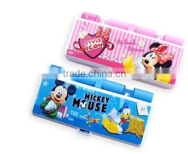 Pencil Case With Compartments/multi Function Pencil Box/funny Pencil CaseHT8270