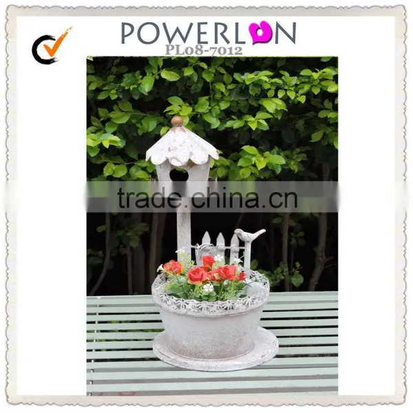 Top Collection Miniature Shape-bird House Garden Baby Flower Pot and Vase Hugger, Mini