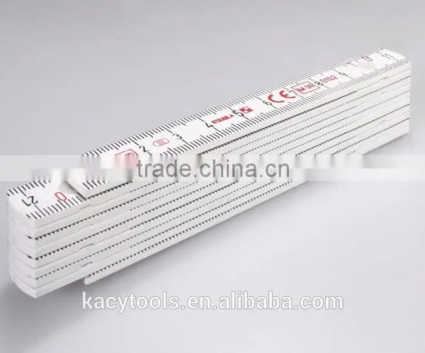 1M 10folds Plastic Pocket Folded Ruler (High Quanlity Plastic) photo-2