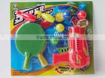 ping pong gun & ping pong bat