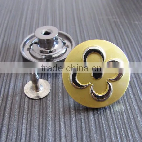 Alloy Metal Denim Jeans Button photo-6