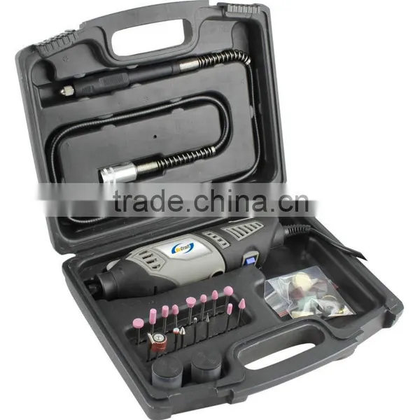 DCCRAFT DM-170C Variable-speed Corded 170w 40 Pcs Rotary Tool And Accessory Set