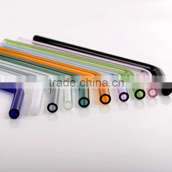 Health Body Multicolored Available Straight & Bent Glass Straw photo-2