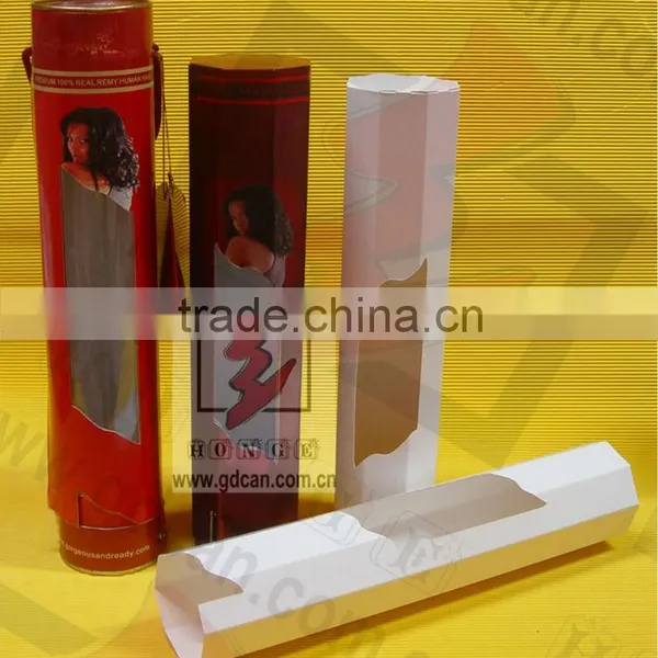 Custom Wig Paper Packaging Tube photo-2