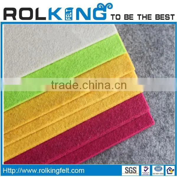 Color Mixed Wool Felt Fabric