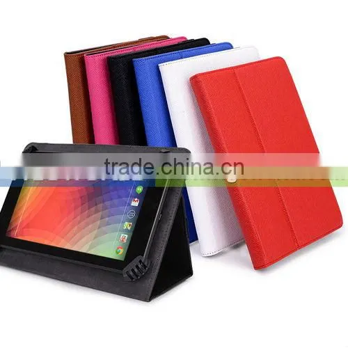 Universal Book Style Cover Case with Built-in Stand [Accord Series] for Tagital 7" tablet