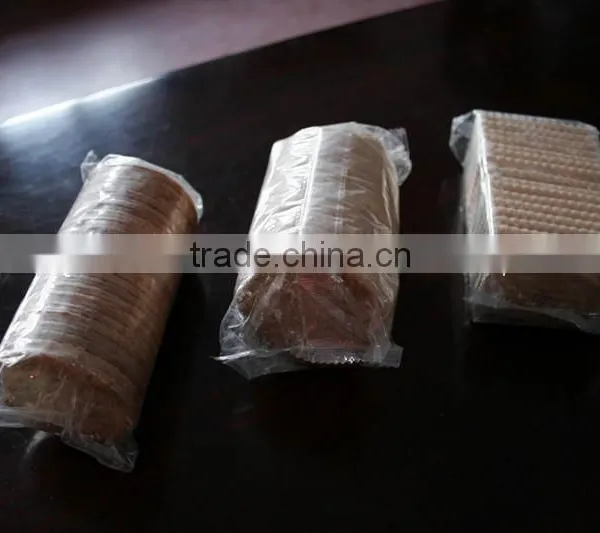 New Design Single Row Biscuit/Wafer On Edge Without Tray Packing Machine/Horizontal Biscuit Packaging Machine photo-2