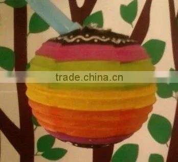 Chinese Round Paper Lantern for Christmas Decoration photo-3