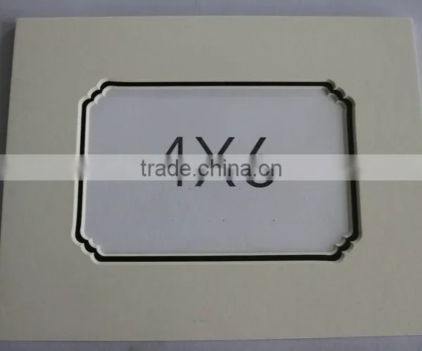 Promotional Gift Insert Photos 4x6" 1.4mm Picture Paper White Frame photo-3