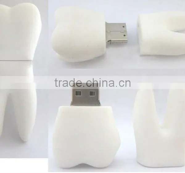 Mini Tooth Shape Usb for Handheld Dentist, Gift Flash Drive Usb Tooth, Custom Shaped 8gb Flash Tooth Usb Drive photo-3