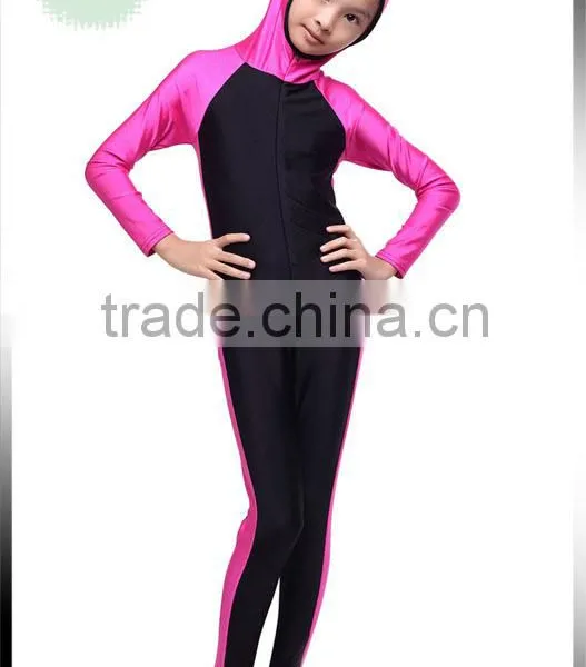 Swimwear Muslim Fashion Young Girl Swimming Clothes Islamic Swimming Suit photo-2
