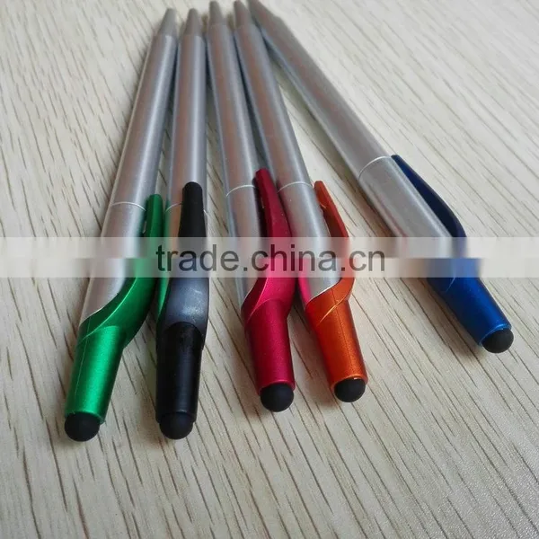 The Best Selling Products Lacquer Silver Barrel Screen Brush Stylus Pen photo-2