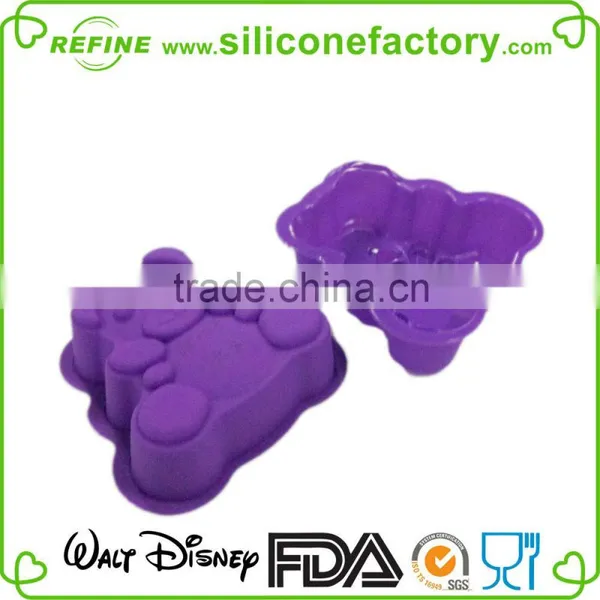 Non-stick Funny Bear Shaped Silicone Cake Mould photo-2