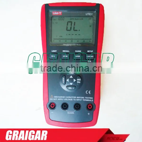 Portable Handheld LCR Meter 10KHz Inductance Capacitance Resistance UNI-T UT611 photo-2