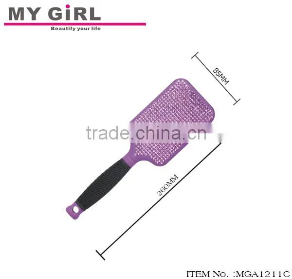 My Girl Private Label Plastic Hair Brush / Salon Paddle Custom Hair Brush photo-3