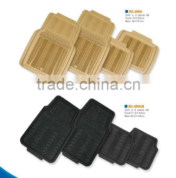 XRACING Hot Sale Anti Slip PVC Popular Aluminum Car Mat