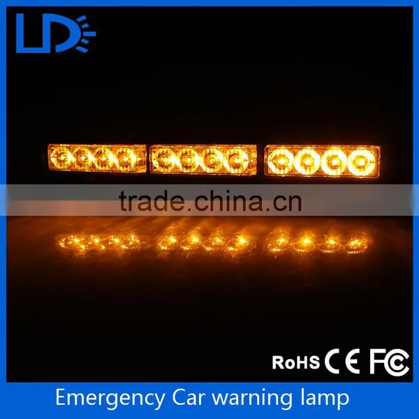 DC 12V LED Car Motorcycle Flash Light Flashing Firemen Lights Strobe Flash Warning Police Truck Light photo-6