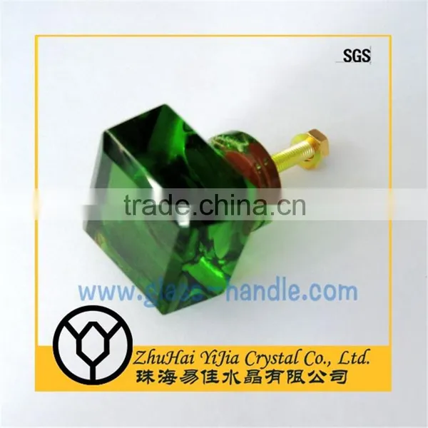 China Hot Sale Square Cabinet Crystal Handle and Knob