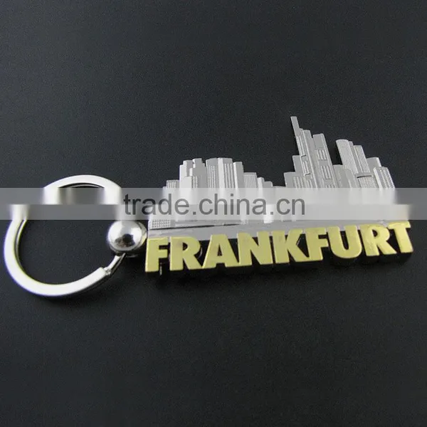 Germany Souvenir Custom Metal Frankfurt Keychain photo-2