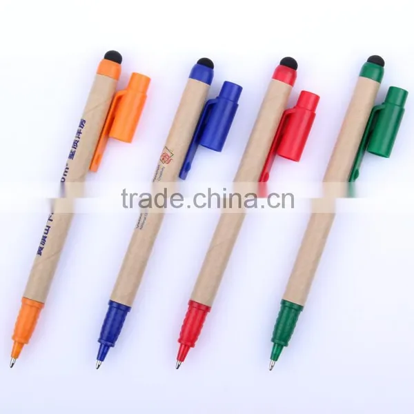Promotional Wooden Pen With Stylus Touch Cover Pen photo-2