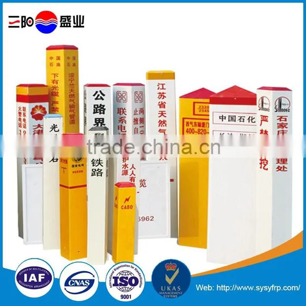 Warning Signs Pile/ Road Cable Safety Signs Pile/ Mark Signs Board Warning Signs Pile photo-2