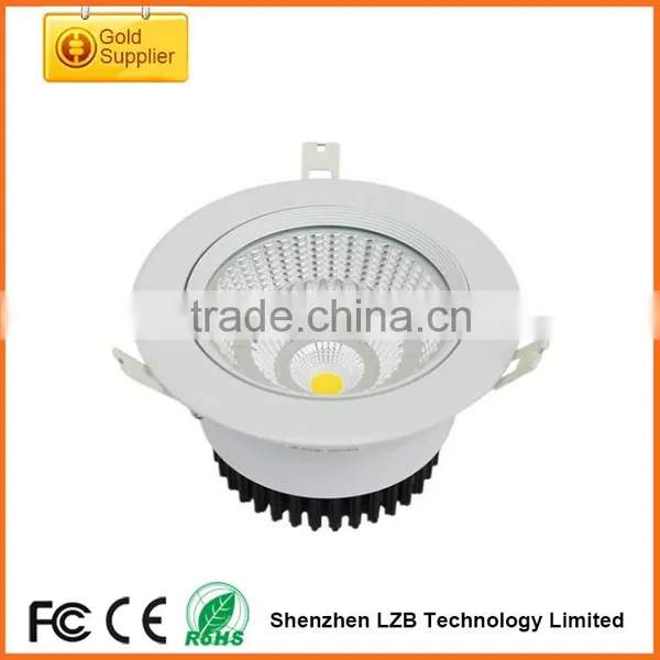 High Quality Chip Dimmable LED Ceiling Downlight 100lm/w 3"/4"/6"/8" IP40 SMD/COB LED Recessed Downlight photo-5