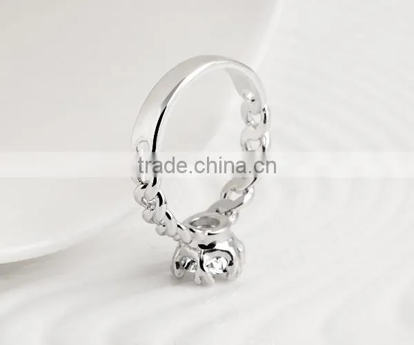 High Quality 1 Gram Gold Plated Platinum Wedding Ring Design photo-4