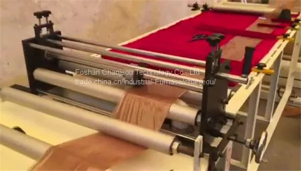 Automatic Wood Grain Transfer Film Welding Bagging Machine photo-4