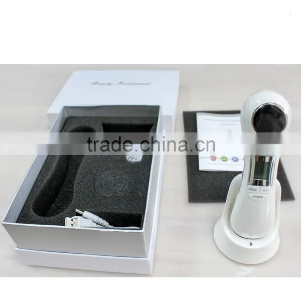 Newest Portable Unique 6 in 1 Multifunction RF/EMS Vibration Ion Sonic Facial Machine photo-5