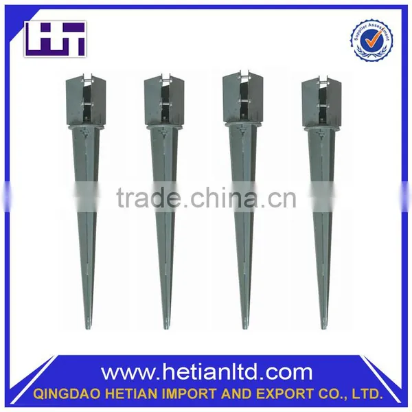 Steel Fence Post Holder 750 mm Spike Support Rust Resistant 75 mm Metal Post photo-3
