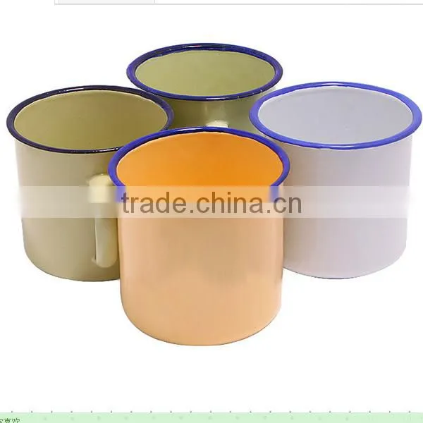Promotional Custom Logo Enamel Mug,high Quality Enamel Cookware, Wholesale Enamel Plate Decorated photo-3
