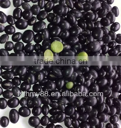 Medium Black Bean/black Soya Bean/black Soybean With Green Kernel