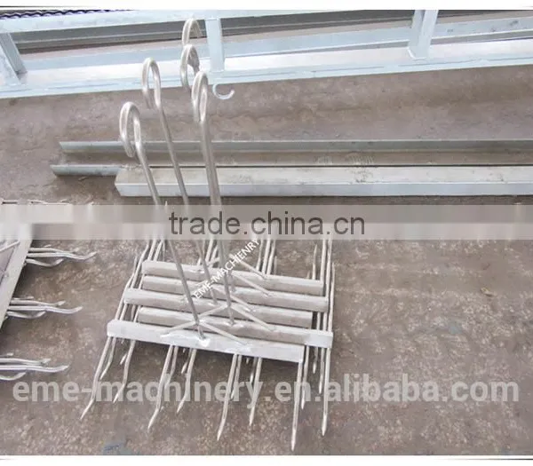 Livestock Sheep Slaughterhouse Equipment Single Layer Sheep/goat Carcass Chilling Hooks Abattoit Machinery of Goat Slaughter photo-4