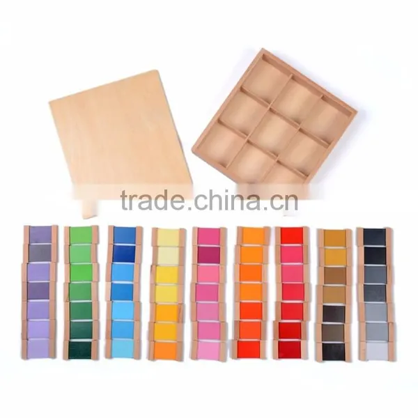 Preschool Wooden Early Educationa Toys Montessori Sesorial Teaching Aids Color Board photo-2