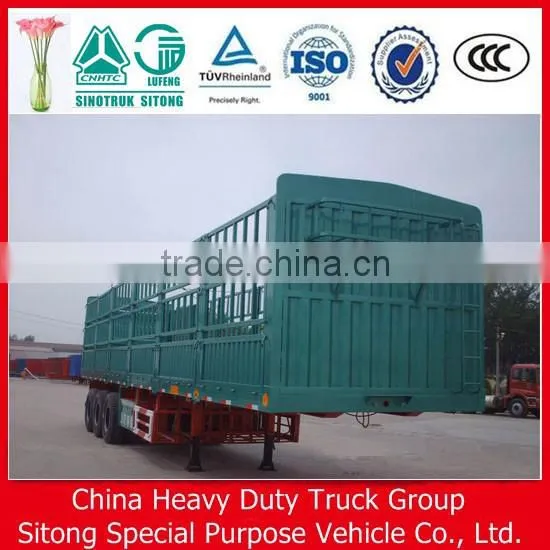 Stake Type Truck Semi Trailer Manufacturers Axle Farm Trailer photo-6