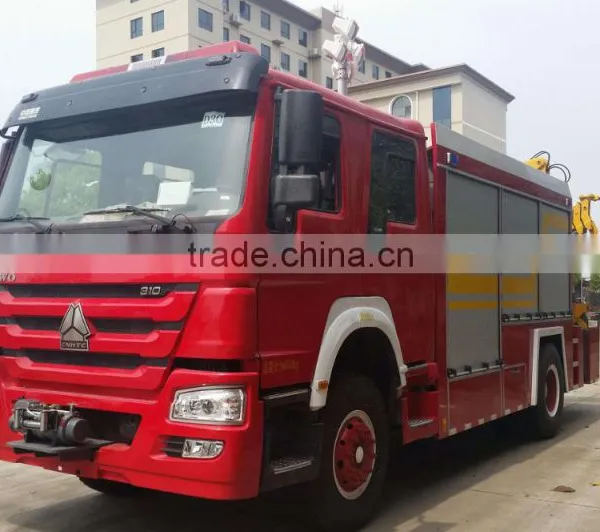 Fire Department Pumper Connection Fire Fighting Truck Price With 6000Kg Fire Truck Water Capacity photo-6