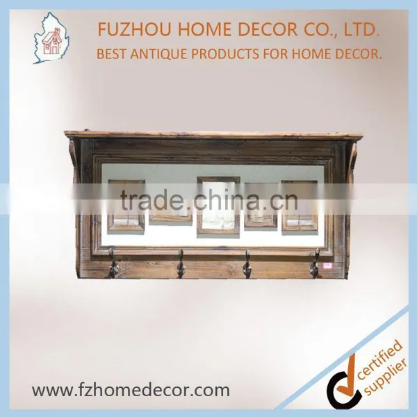 Decorative Antique Wooden Glass Photo Frame With Multi Opening photo-5
