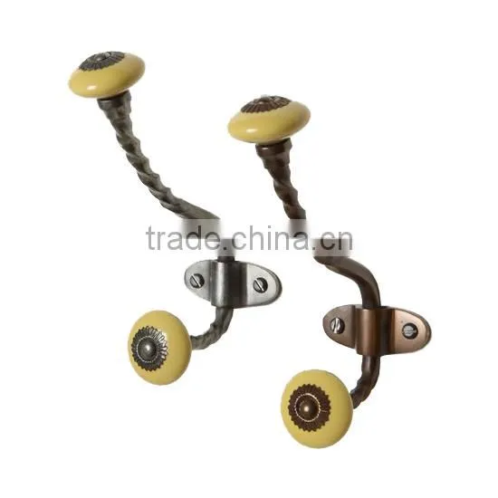 Antique Brass Star Coat Hooks For Home Decor photo-5