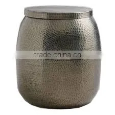 Engraved Metal Side Table For Living Room photo-3