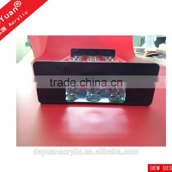 China Wholesale Pirce Acrylic Wine Glass Holder Tray photo-3